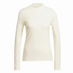 adidas - Women's Ultimate365 Tour HEAT.RDY Mock Neck Polo (IP4179) Roll Up Storage Design Clean Fit Design