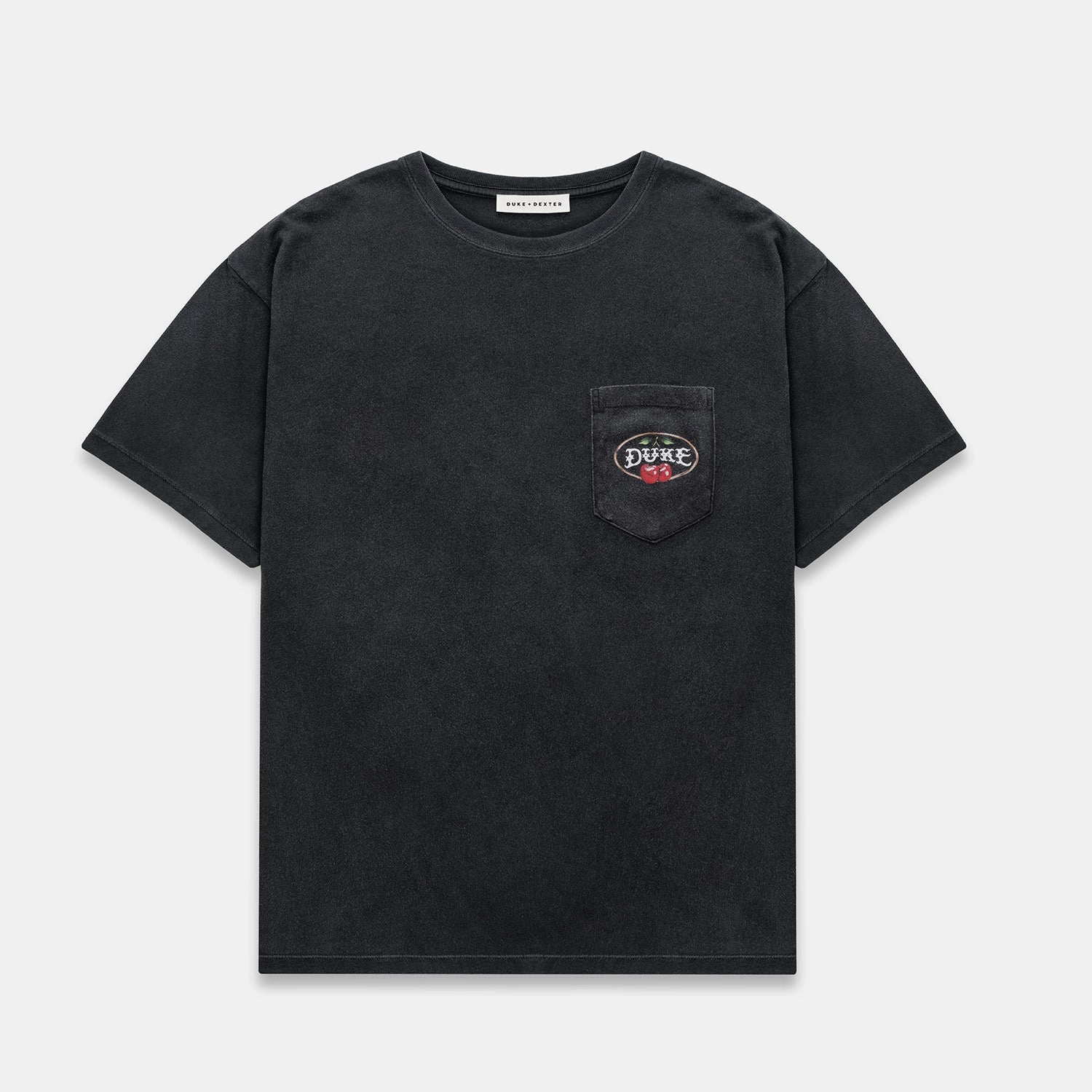 Comfy Flex Seamless Edging Duke Ranch Cherry Vintage Black T-Shirt