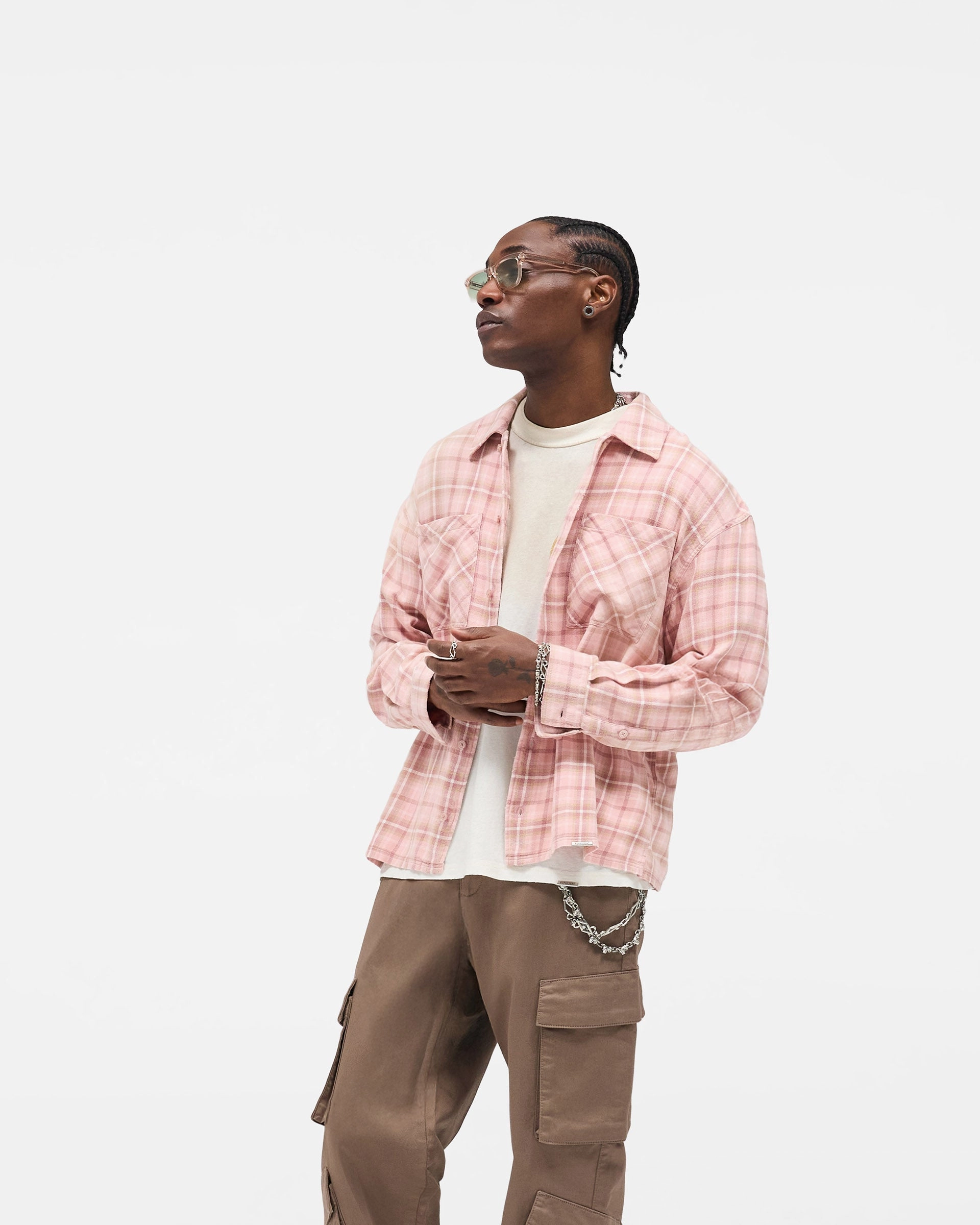 Check Shirt - Quartz Stylish Appearance Non Irritating Tags