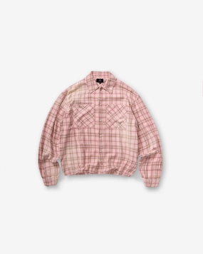 Chic Comfort Check Shirt - Quartz