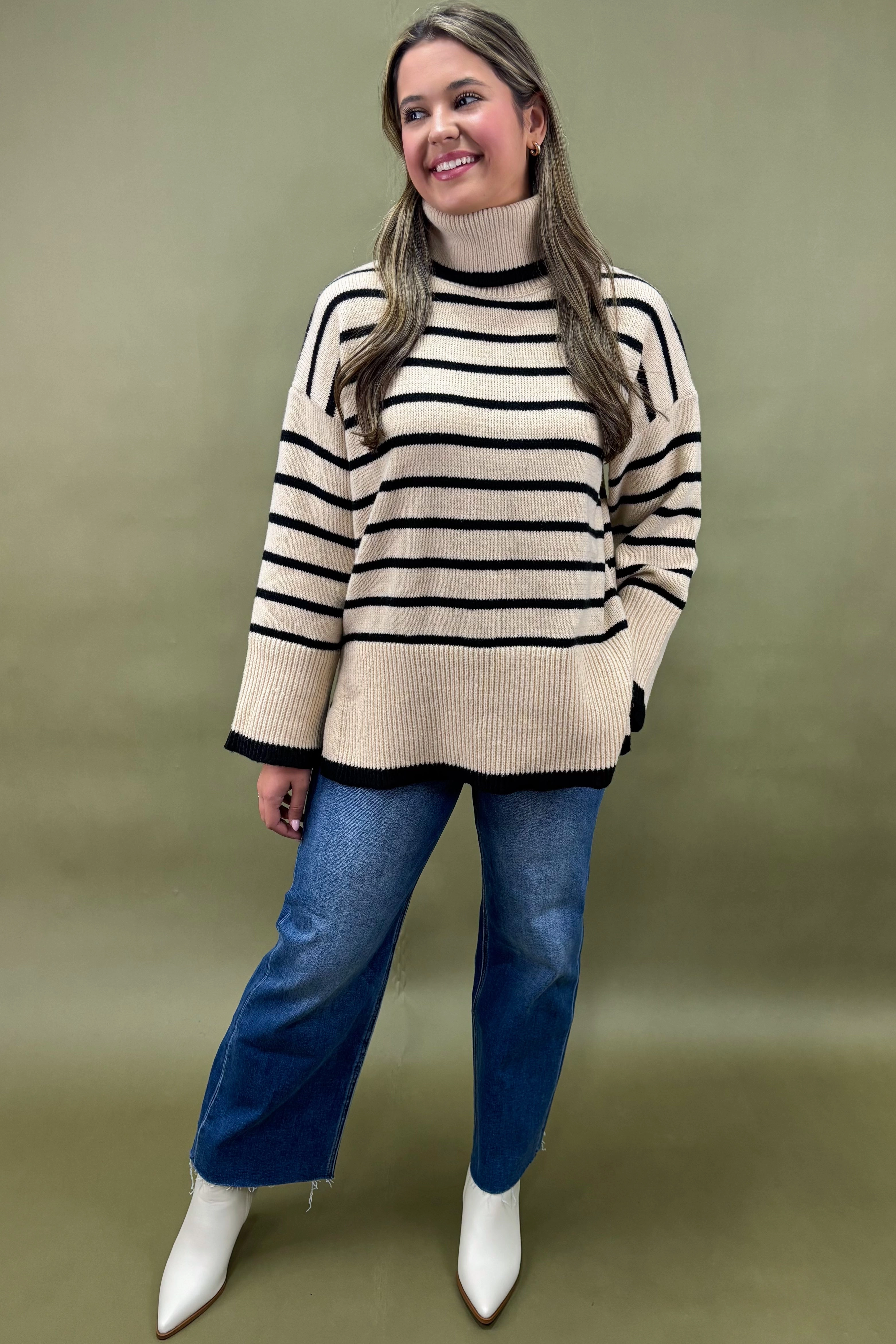 Cozy Fit MoistureWicking Weekend Whispers Turtleneck Sweater *More Colors*