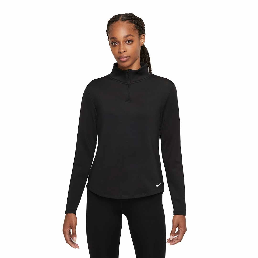 FullLengthZip Nike - Women's Therma-Fit One 1/2 Zip Top (DD4945 010)