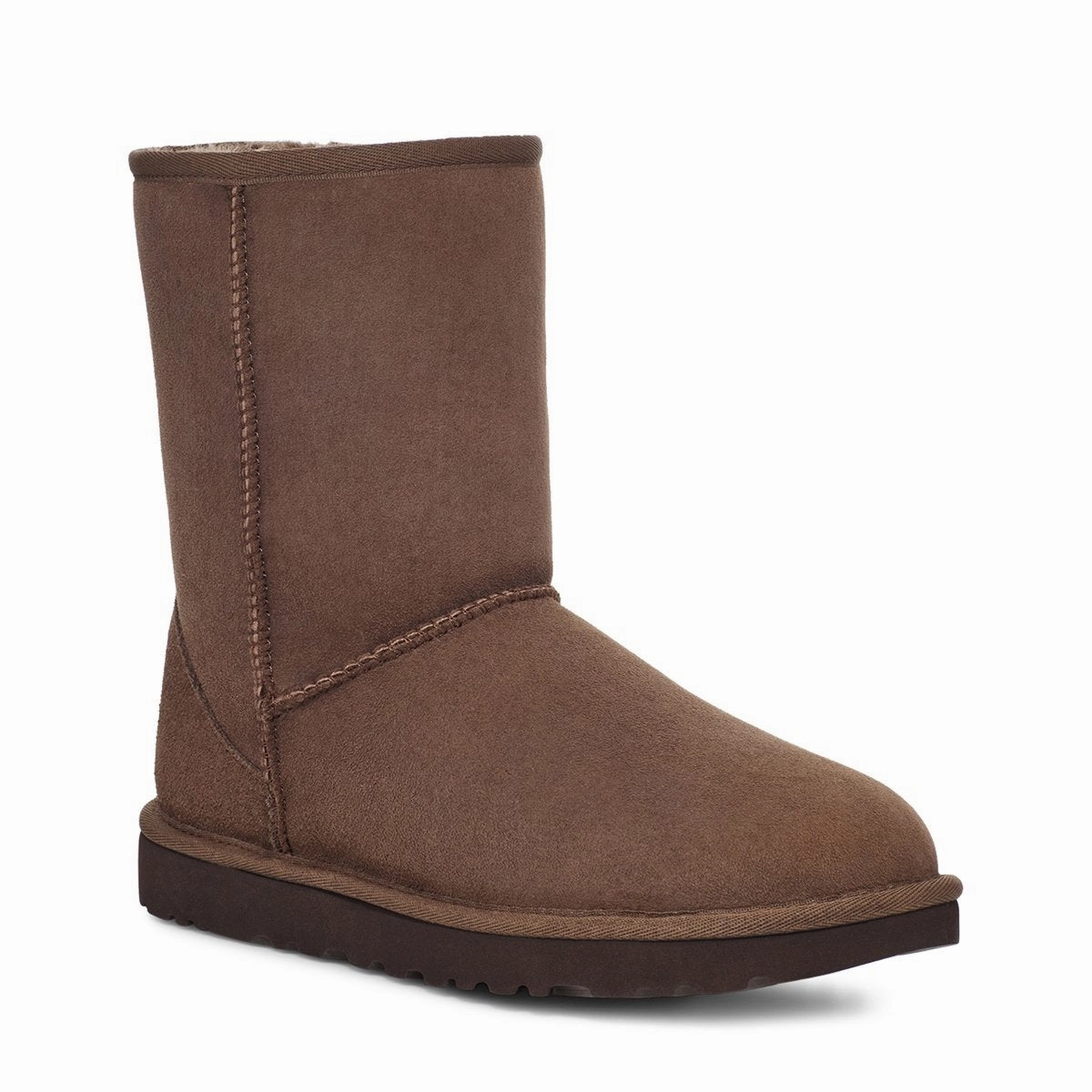 UGG Women??s Classic Short II Burnt Cedar Rough texture