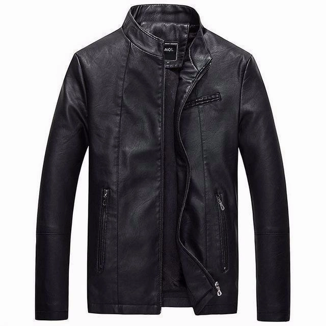 West Louis? Bomber Leather Men Jackets Four Way Stretch Material