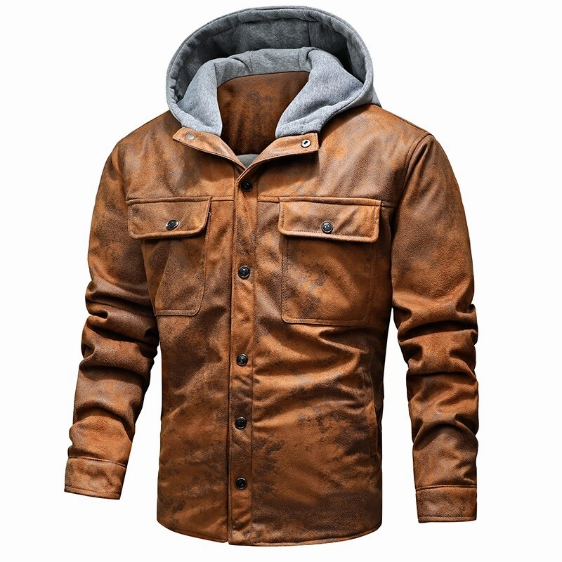 Stay Dry Interior West Louis? Leather Outwear Fleece Jacket
