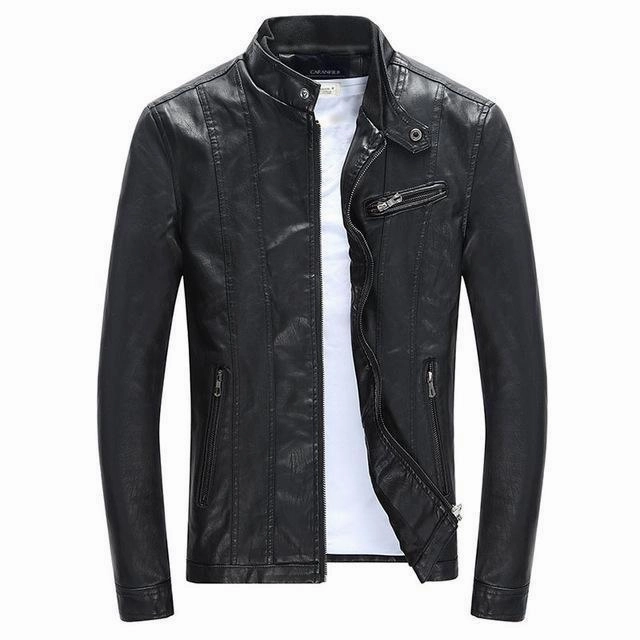 West Louis? PU Spring Leather Jackets UV Resistant Finish