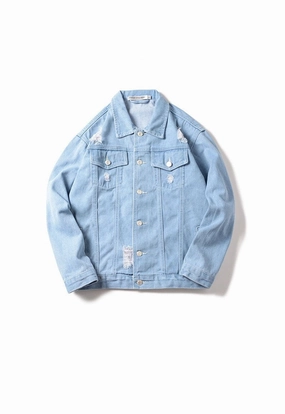 West Louis? Spring Hole Jean Jacket Trendy Feel