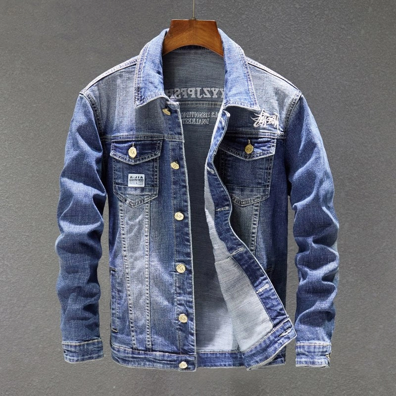 Noise Reduction Design West Louis? Trending Denim Jacket
