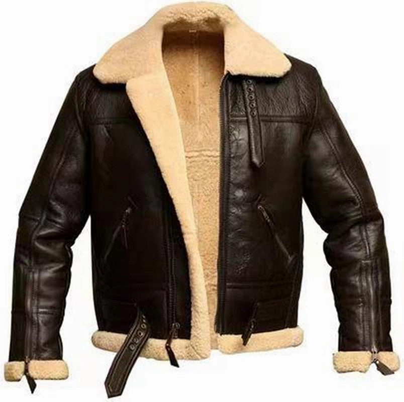 Stretch Comfort Fit StretchableMaterial West Louis? Wool Liner Faux Fur Leather Winter Coat