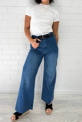 Full Coverage Structured fabric Whitley Jeans Petite