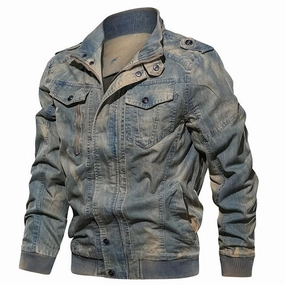 West Louis? Streetwear Style Denim Jacket FlexibleCuffSystem