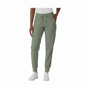 Wink Women's Boundless Jogger Scrub Pant - Sage Heather Sport Friendly Comfy Vibes