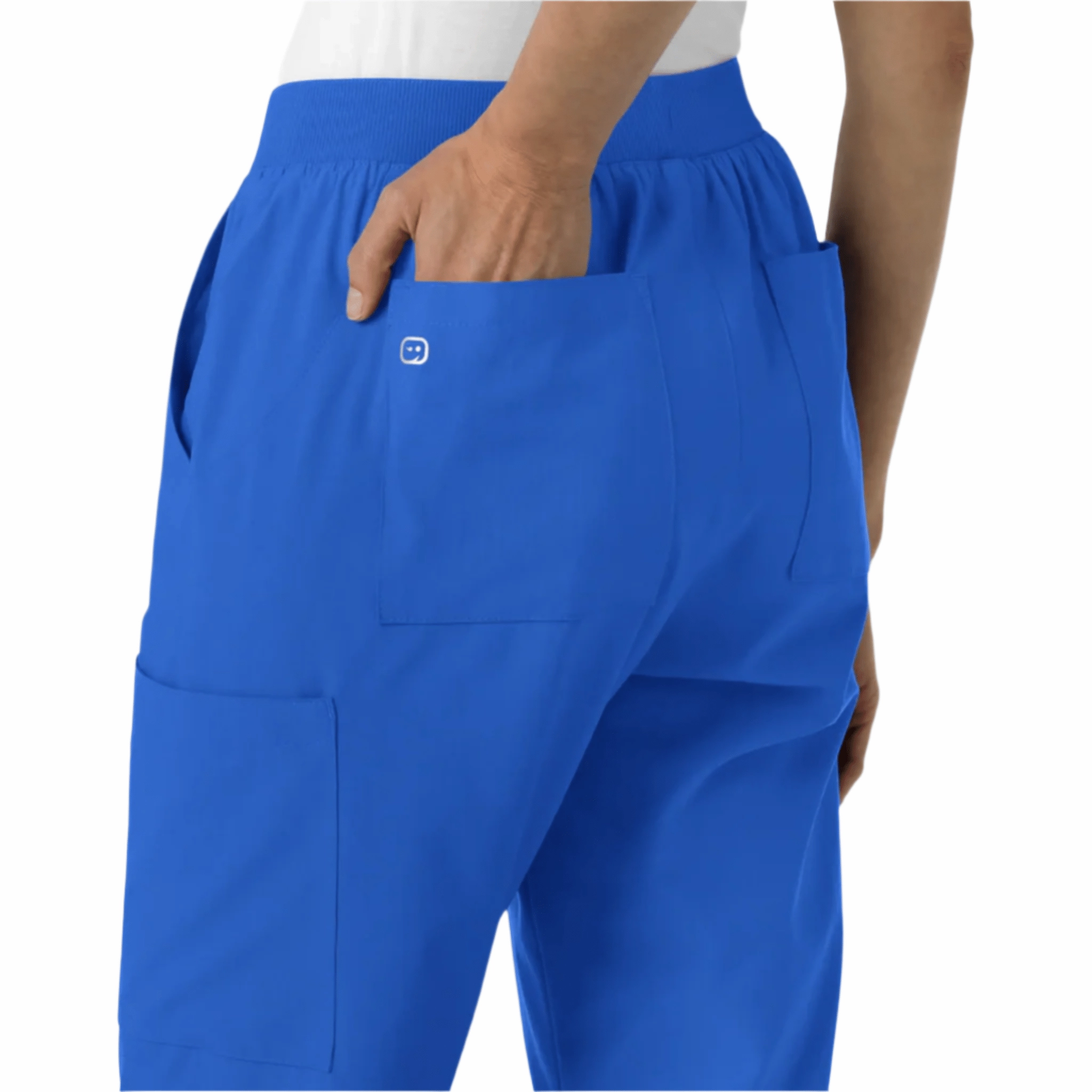 Versatile Comfort Wear Ultra Soft Wink Women's Cargo Utility Scrub Pant - Royal