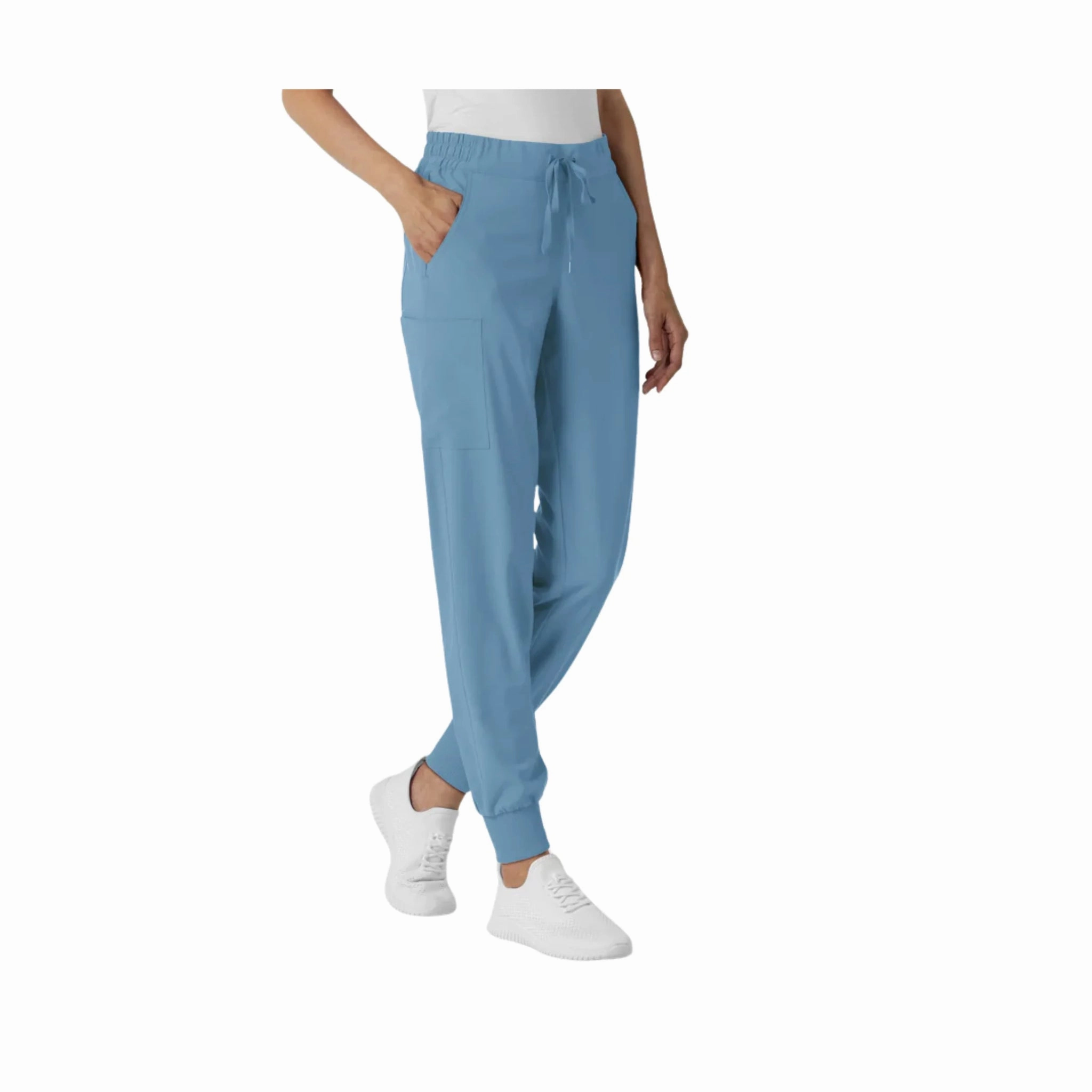 Comfort Fit Snug Fit Wink Women's Renew Jogger Scrub Pant - Pacific Blue