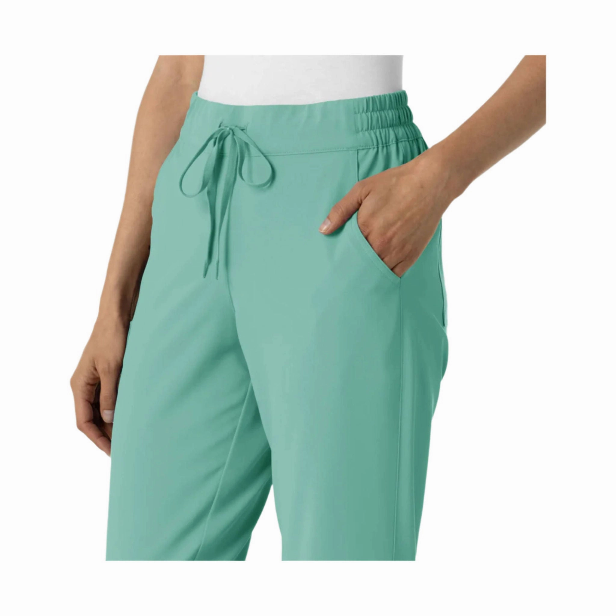 Wink Women's Renew Jogger Scrub Pant - Turquoise Comfortable Leg
