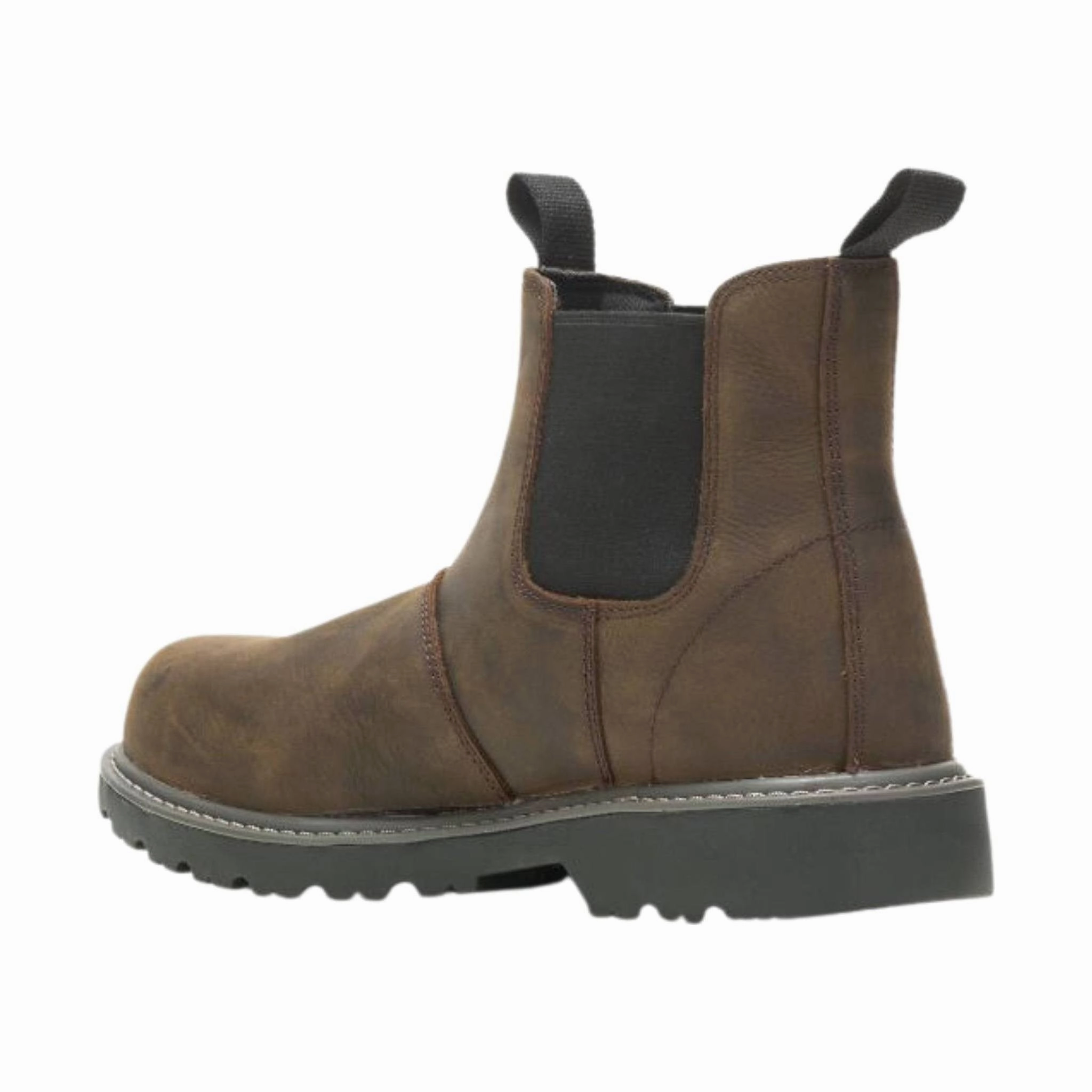 Modern Love Pair Wolverine Men's Floorhand Steel Toe Work Boot - Dark Brown