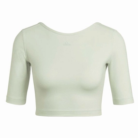 Easy Layering adidas - Women's Aeroready Studio Open-Back T-Shirt (HM7977)