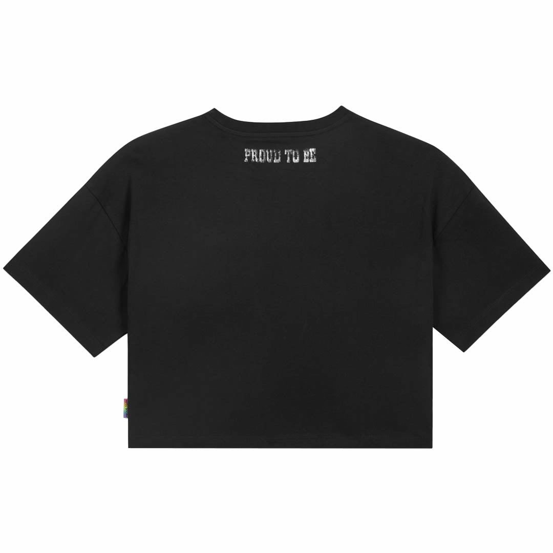 Converse - Unisex Proud To Be Cropped T-Shirt (10027209 A01) AllDay Comfort Design TearResistantFabric