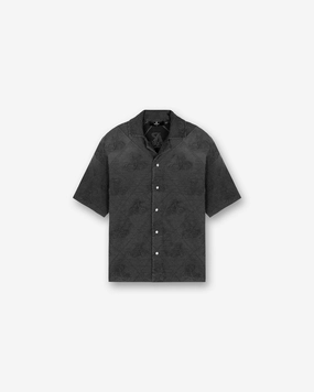 Comfort Wear Unisex style Towelling Shirt - Jet Black