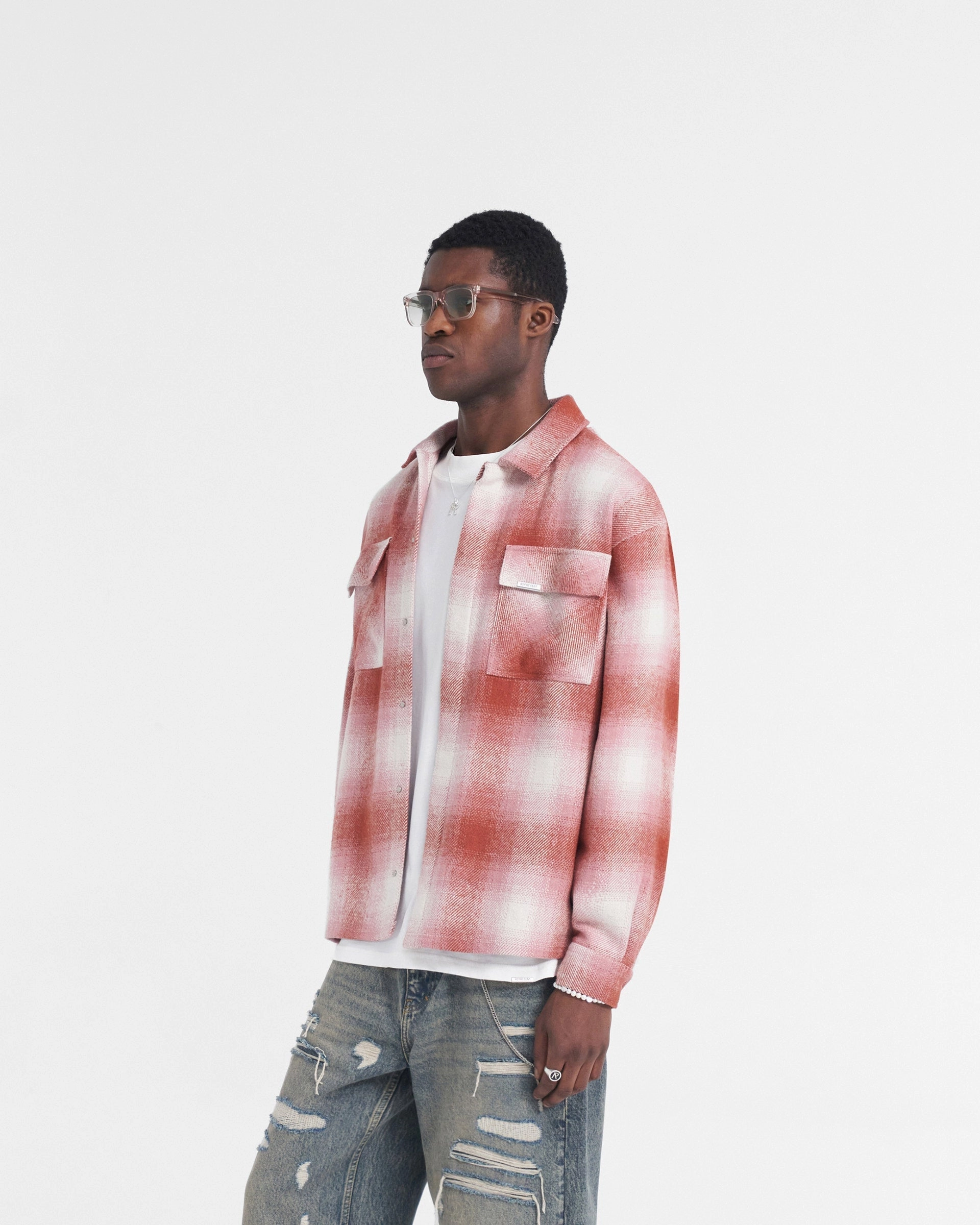 Spirits Of Summer Flannel Shirt - Sunrise Festival Outfit Reinforced Collar