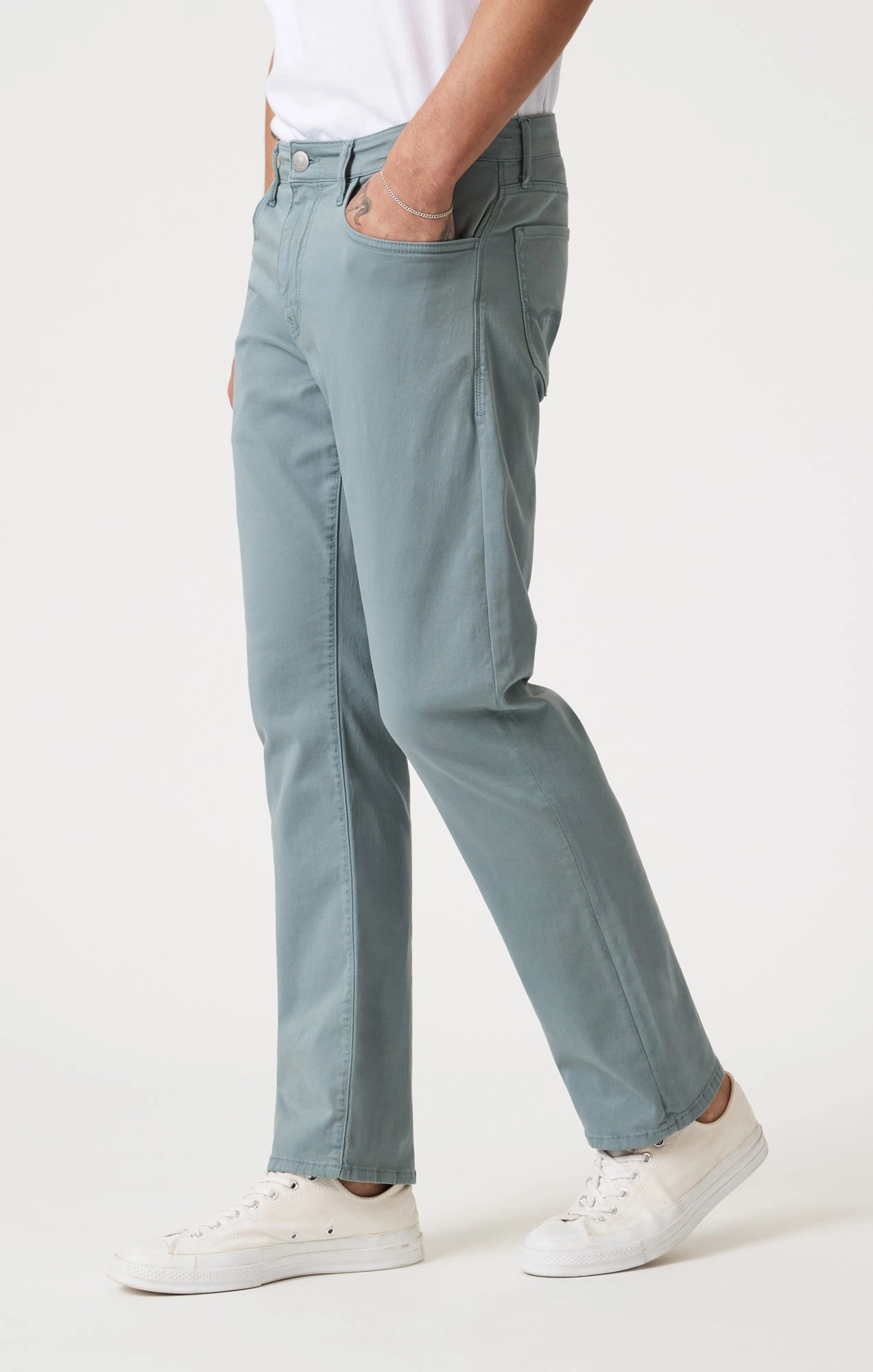 Hygienic Inner Layer Practical Comfort ZACH STRAIGHT LEG IN BLUE CASUAL TWILL