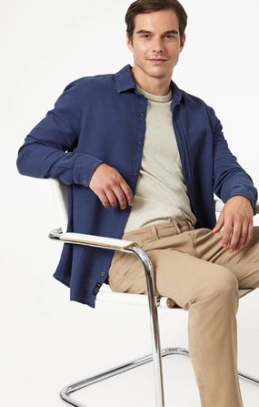 ZACH STRAIGHT LEG IN KHAKI CASUAL TWILL Sporty Vibe Shape Flex