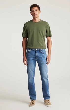 Low Impact Dye Vibrant Design ZACH STRAIGHT LEG IN LIGHT BRUSHED CLASSIC VINTAGE