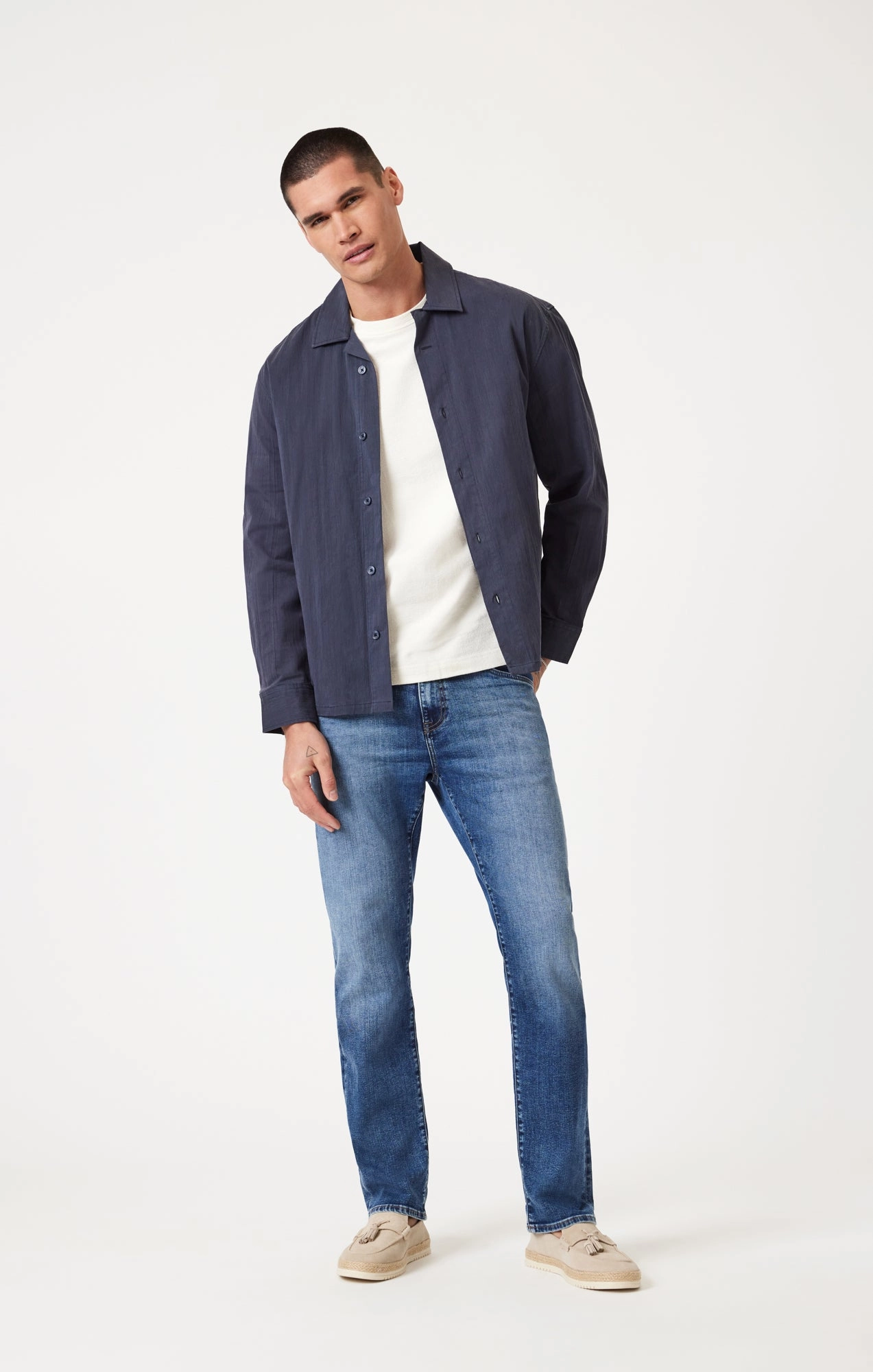 Abrasion Resistance Seasonless wear ZACH STRAIGHT LEG IN MID WILLIAMSBURG