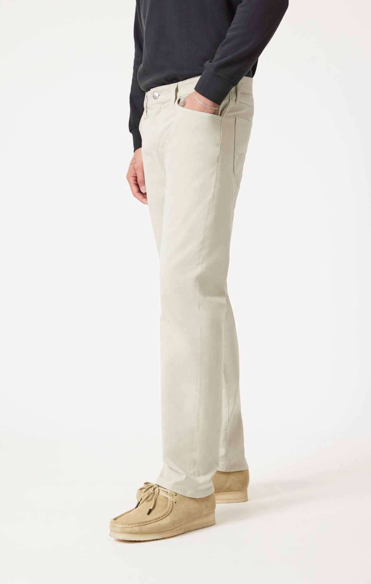 Minimal Fit SeamlessPockets ZACH STRAIGHT LEG IN MINT TWILL