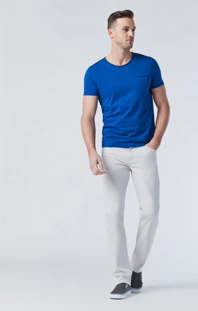 ZACH STRAIGHT LEG IN OYSTER MUSHROOM TWILL Soft Brushed Lining