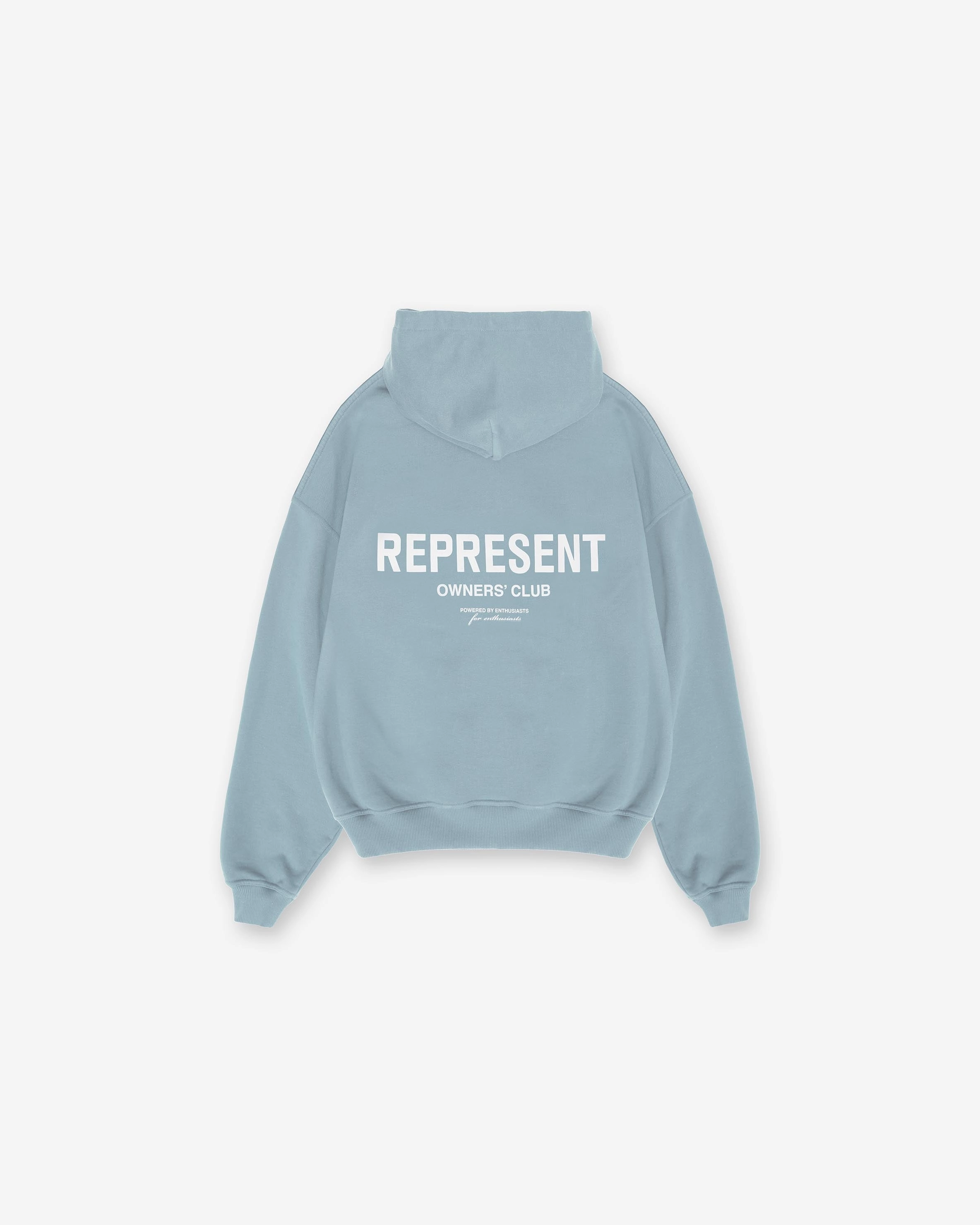 Casual Performance Fit Relaxed Fit Represent Owners Club Hoodie - Powder Blue